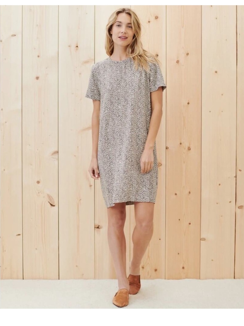 NEW Jenni Kayne Leopard T-Shirt Dress
